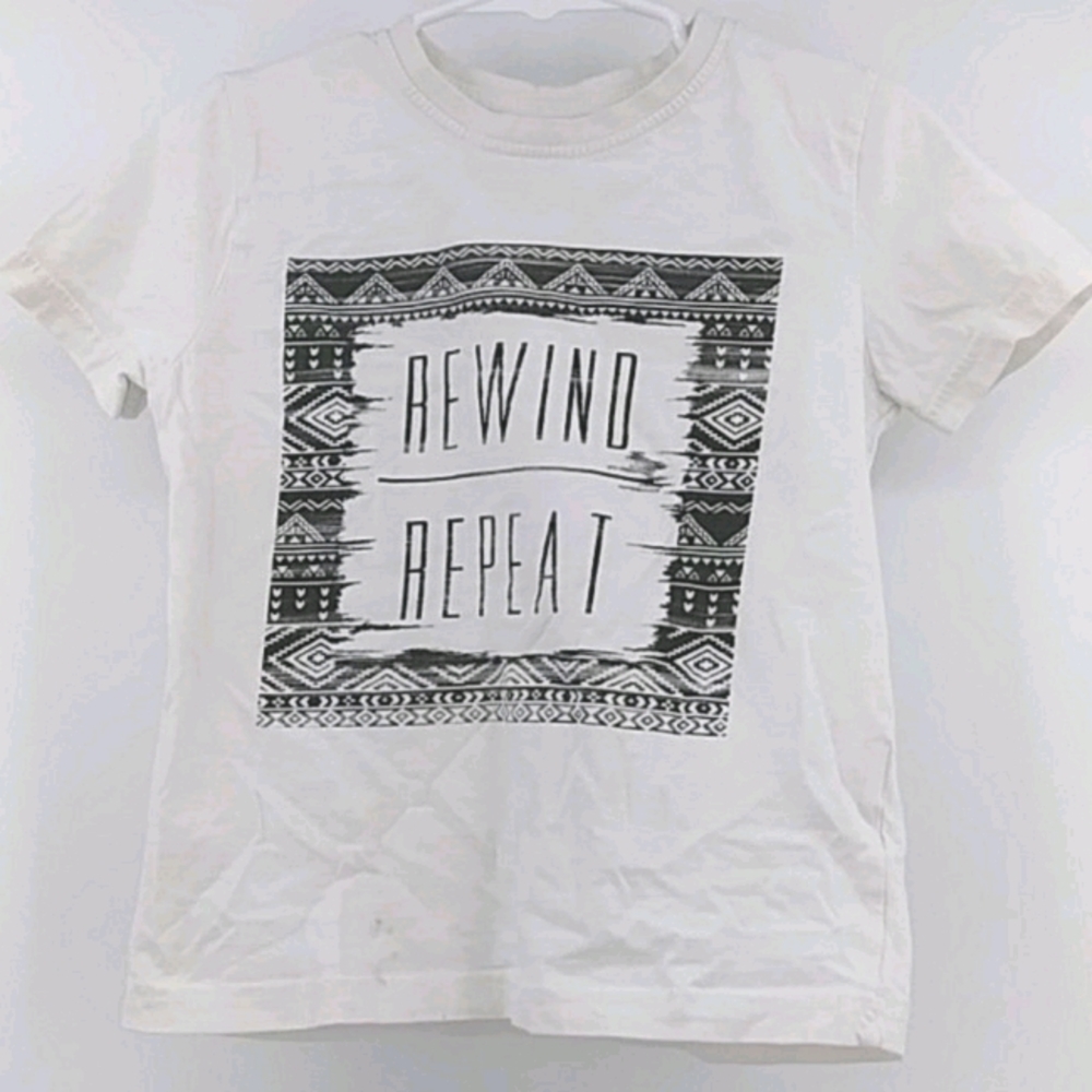 💙 REBEL BY PRIMARK Rewind Repeat Surf Style Tee